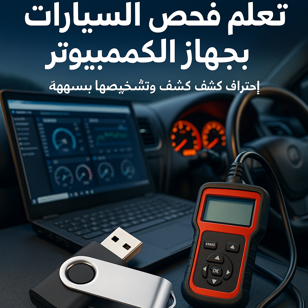 فلاشة تعلم فحص السيارات (الأكثر طلبا)