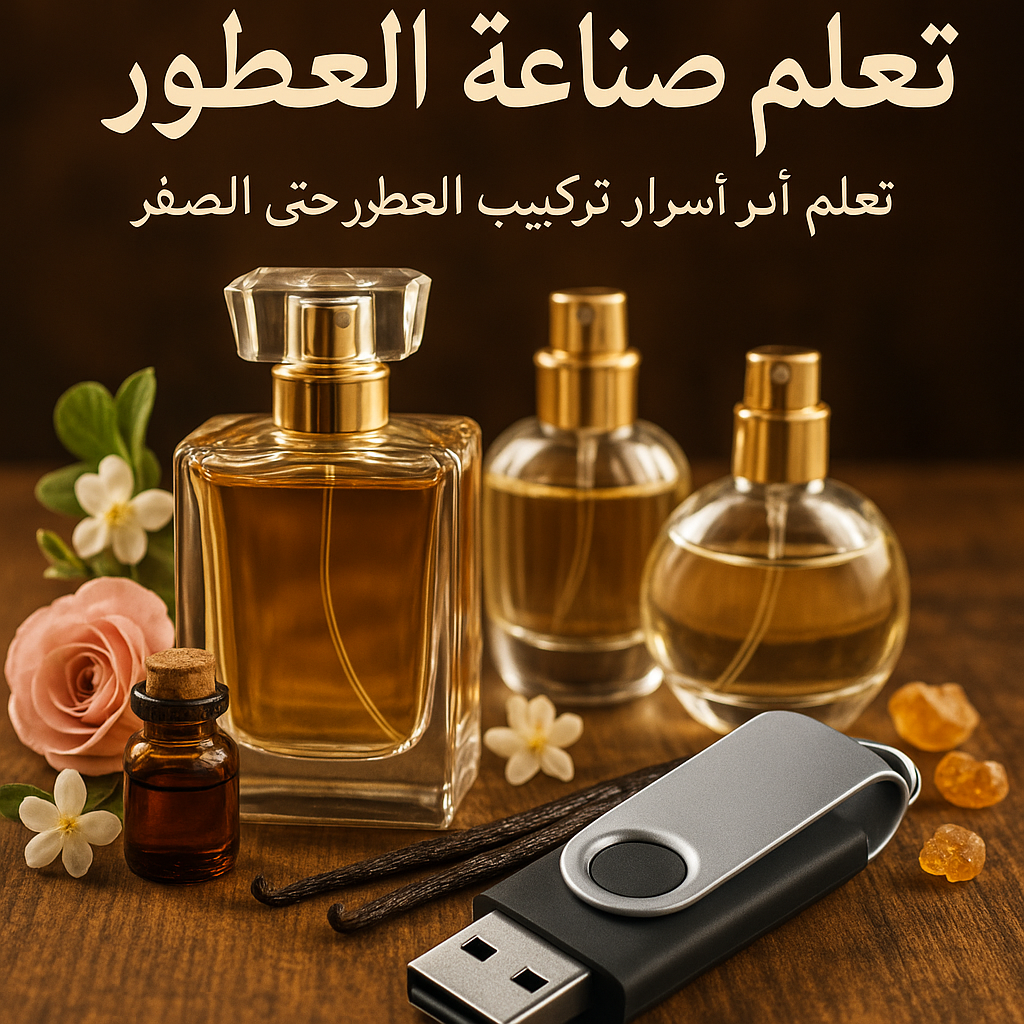 فلاشة تعلم صناعة العطور (الأكثر طلبا)
