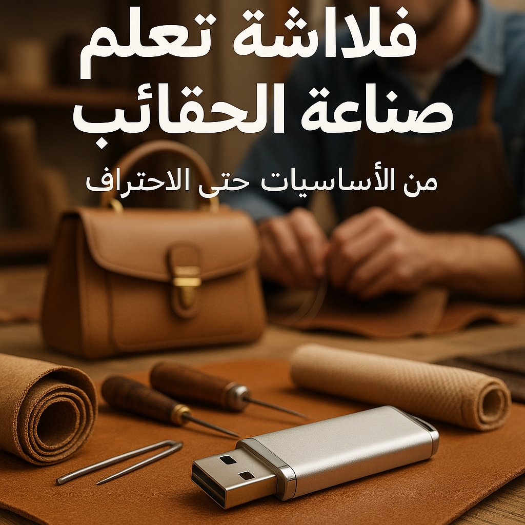 فلاشة تعلم صناعة الحقائب (الأكثر طلبا)