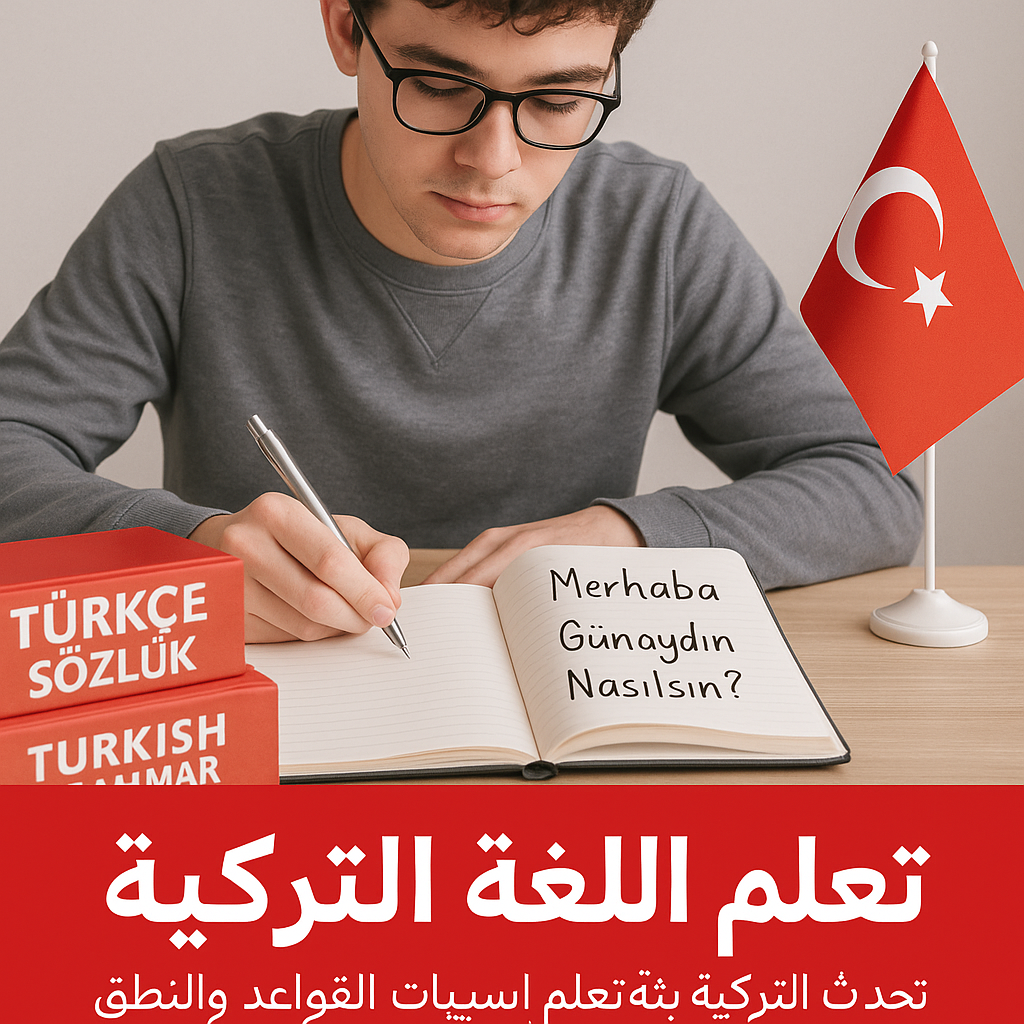 فلاشة تعلم اللغة التركية (الأكثر طلبا)