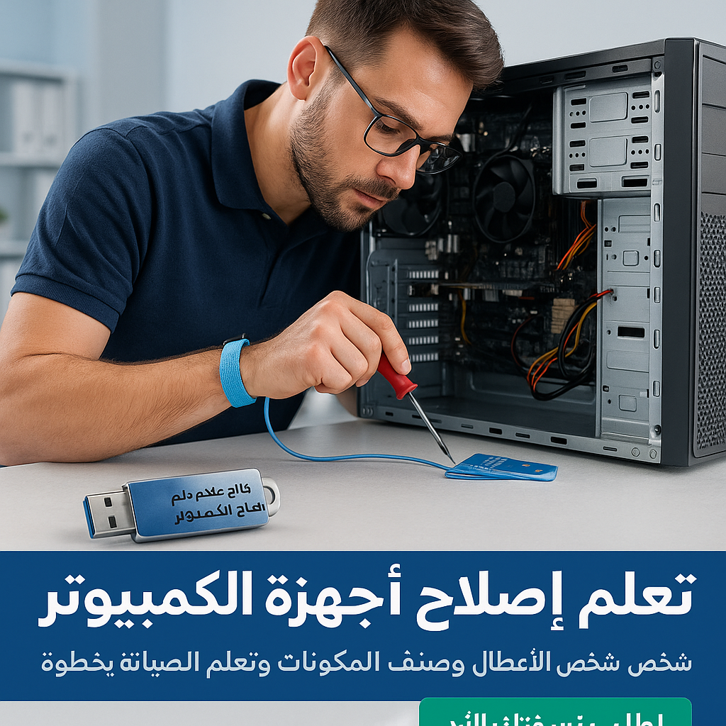 فلاشة تعلم اصلاح الكمبيوتر (الأكثر طلبا)