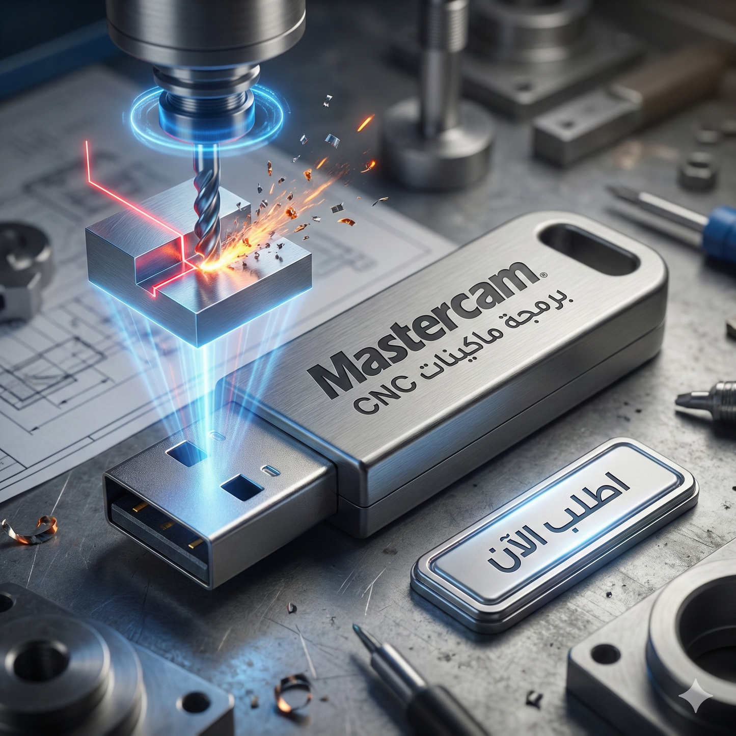 برنامج Mastercam (مفعّل بالكامل)
