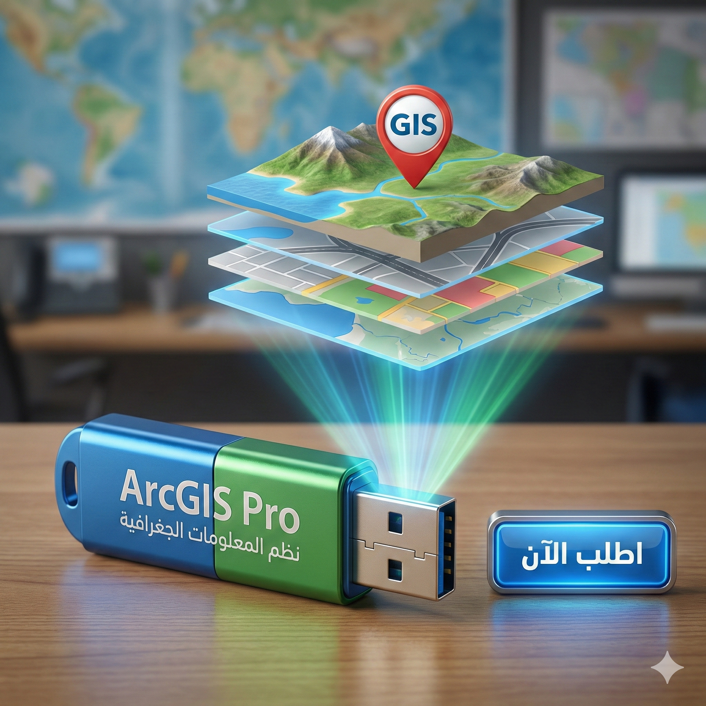 برنامج ArcGIS (مفعّل بالكامل)
