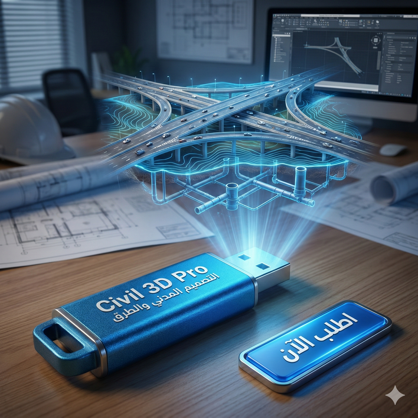 برنامج Civil 3D (مفعّل بالكامل)