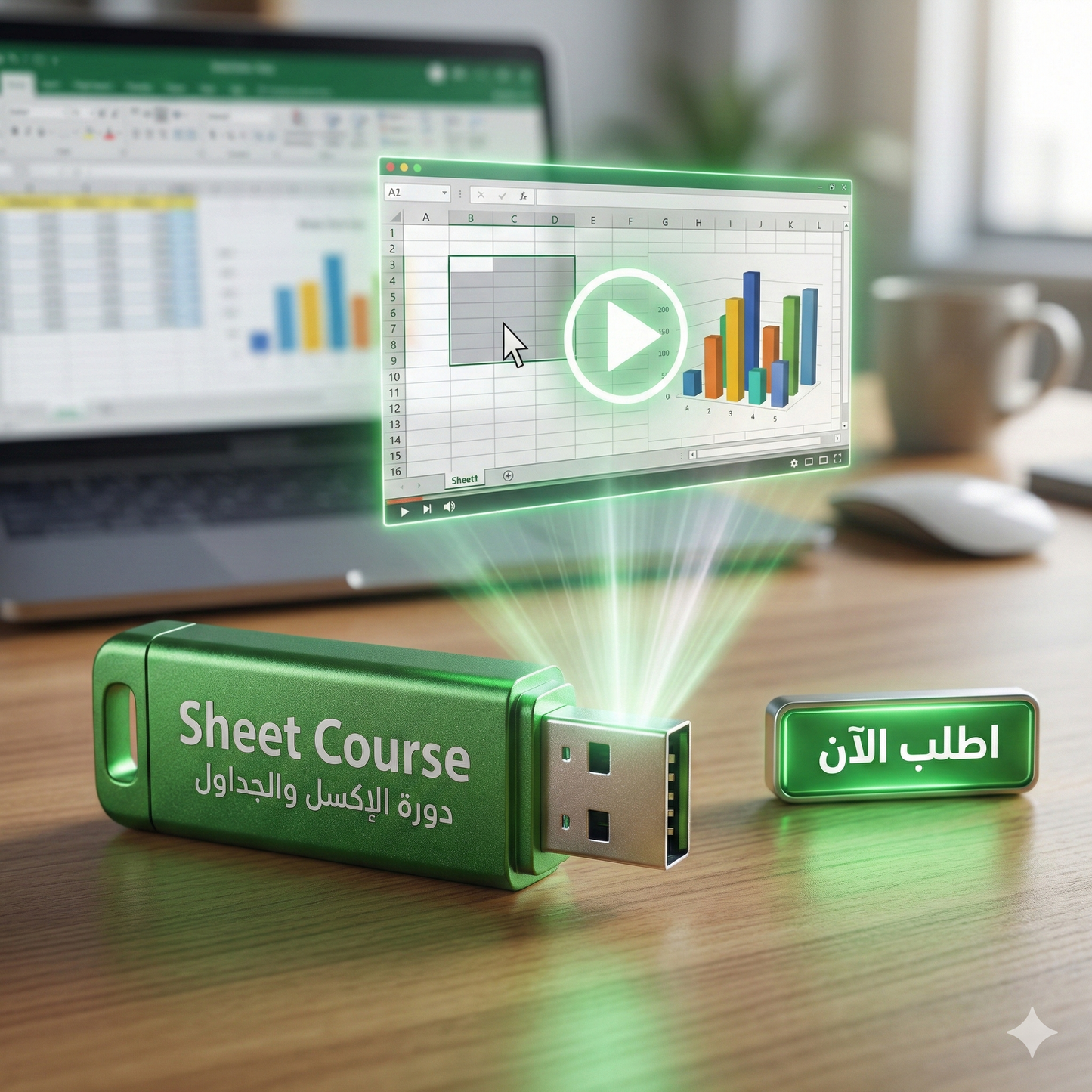 فلاشة تعلم Google sheet