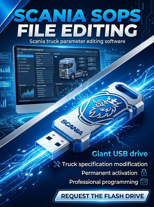 Scania SOPS Editor Tool Full برنامج (مفعّل بالكامل)