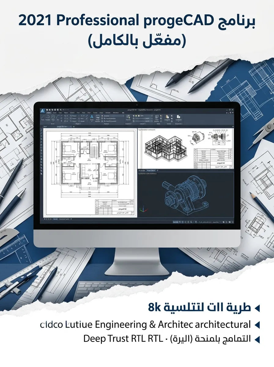 2021 Professional progeCAD برنامج (مفعّل بالكامل)