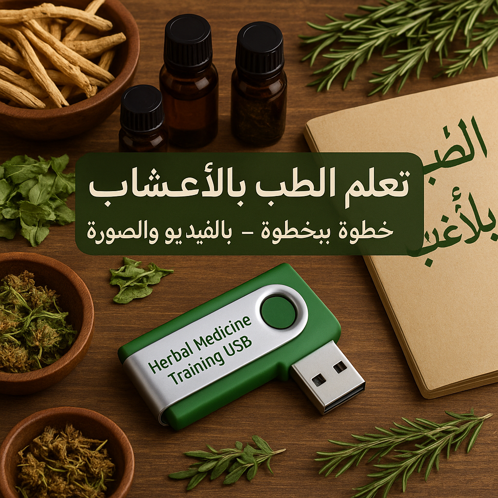 فلاشة تعلم الطب بالاعشاب (الأكثر طلبا)