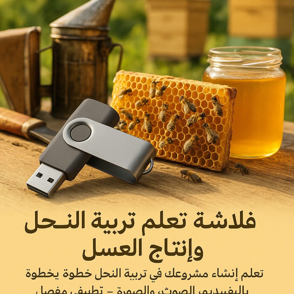 فلاشة تعلم تربية النحل وانتاج العسل (الأكثر طلبا)