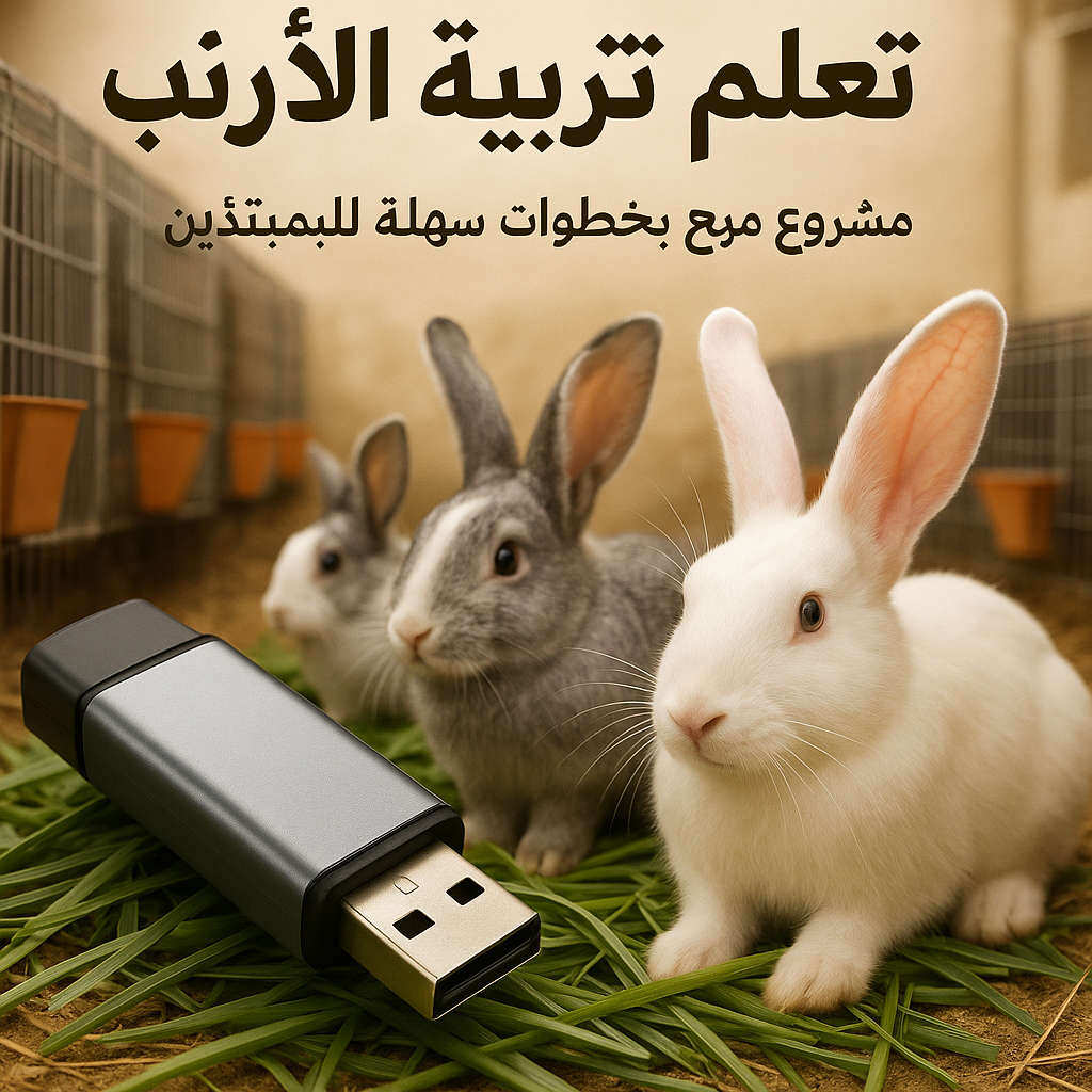 فلاشة تعلم تربية الأرانب (الأكثر طلبا)