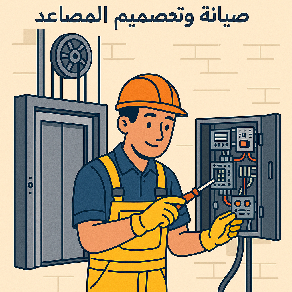 فلاشة تعلم صيانة المصاعد (الأكثر طلبا)