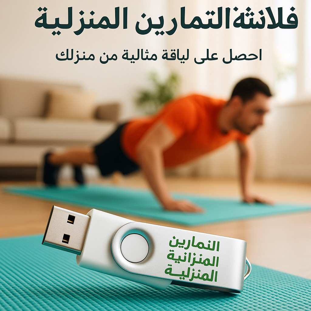 فلاشة التمارين المنزلية (الأكثر طلبا)