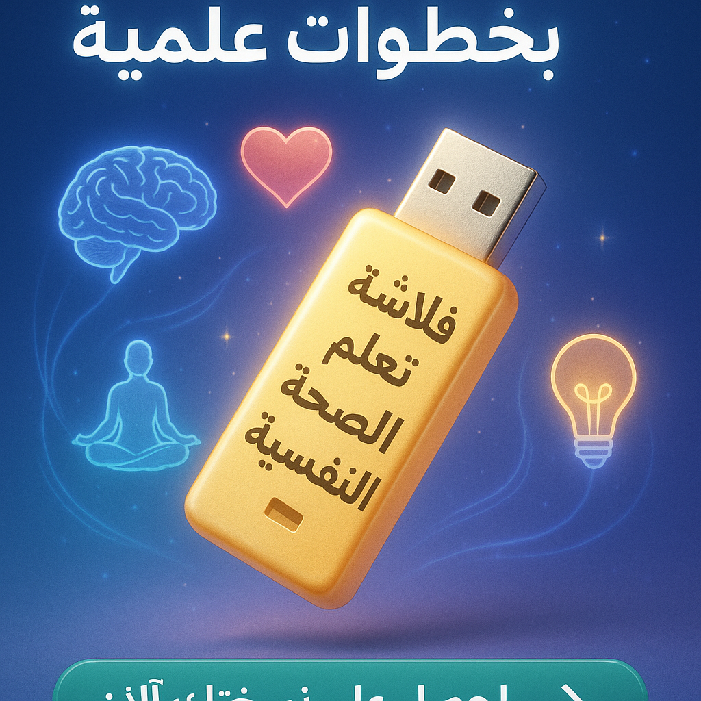 فلاشة تعلم الصحة النفسية (الأكثر طلبا)