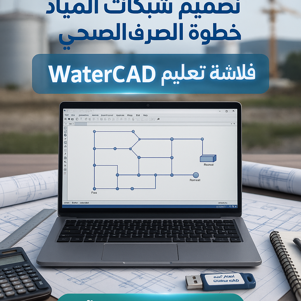 فلاشة تعلم WaterCad (الأكثر طلبا)