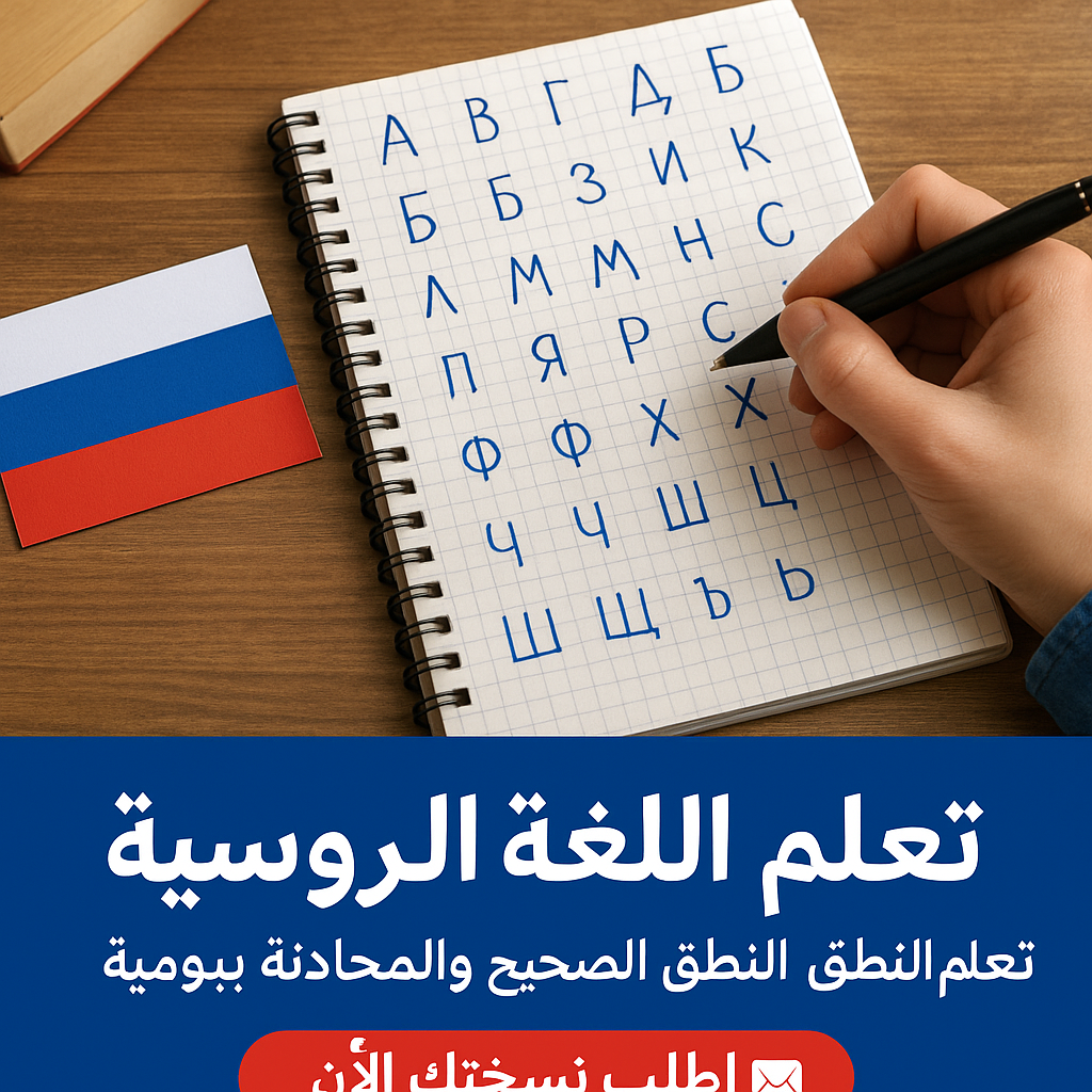 فلاشة تعلم اللغة الروسية (الأكثر طلبا)