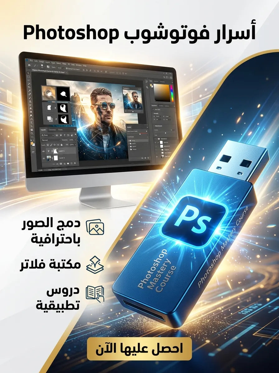 فلاشة تعلم فوتوشوب