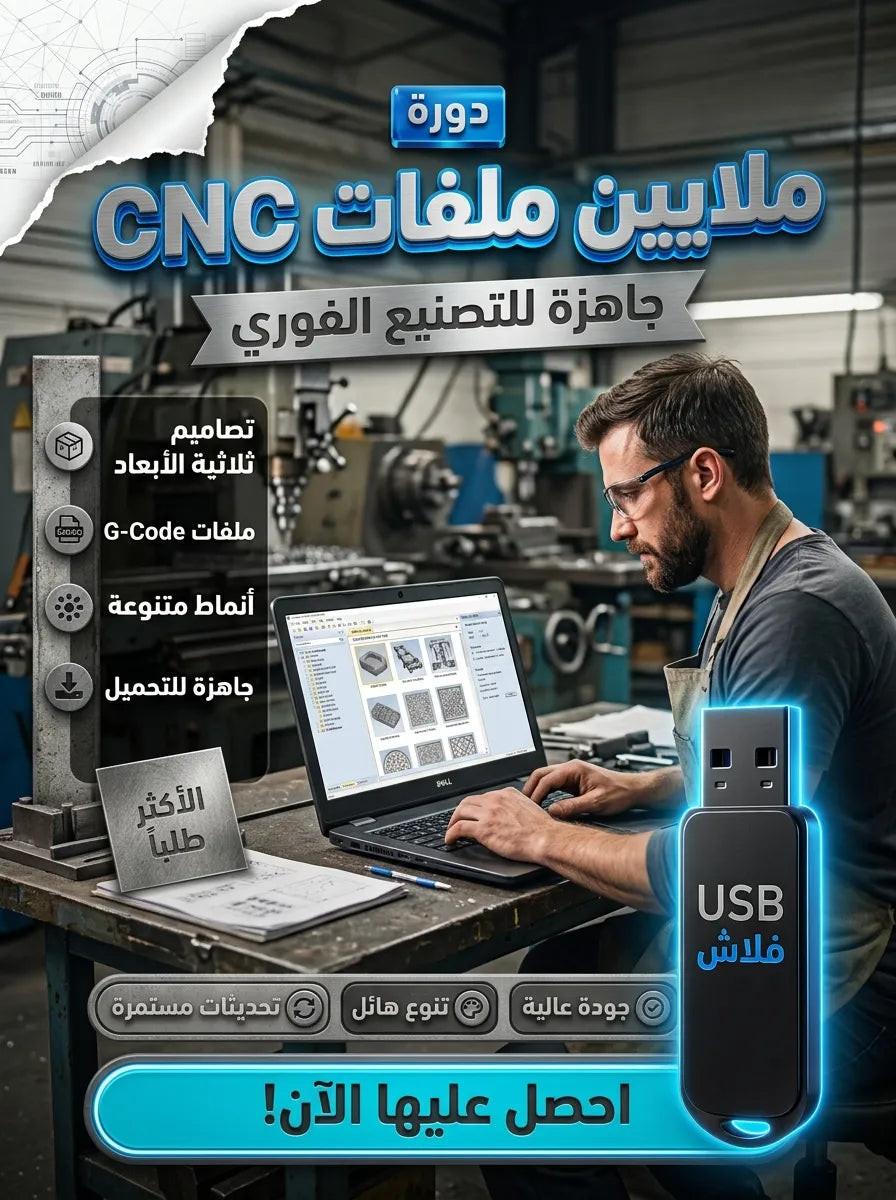 ملايين ملفات CNC (الأكثر طلبا)