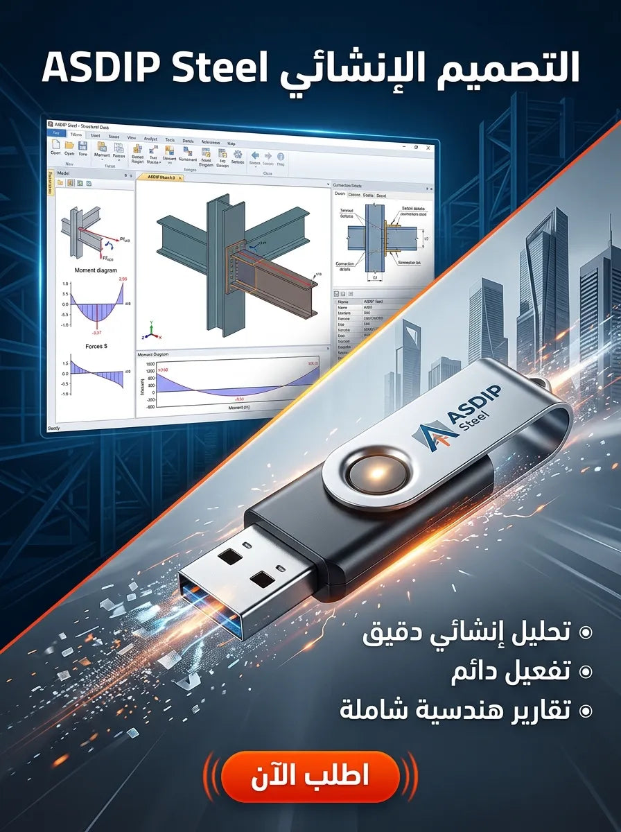 ASDIP Steel برنامج (مفعّل بالكامل)