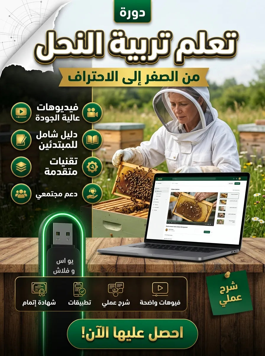 فلاشة تعلم تربية النحل