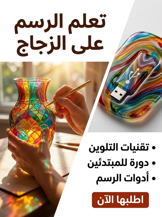 تعلم الرسم على الزجاج