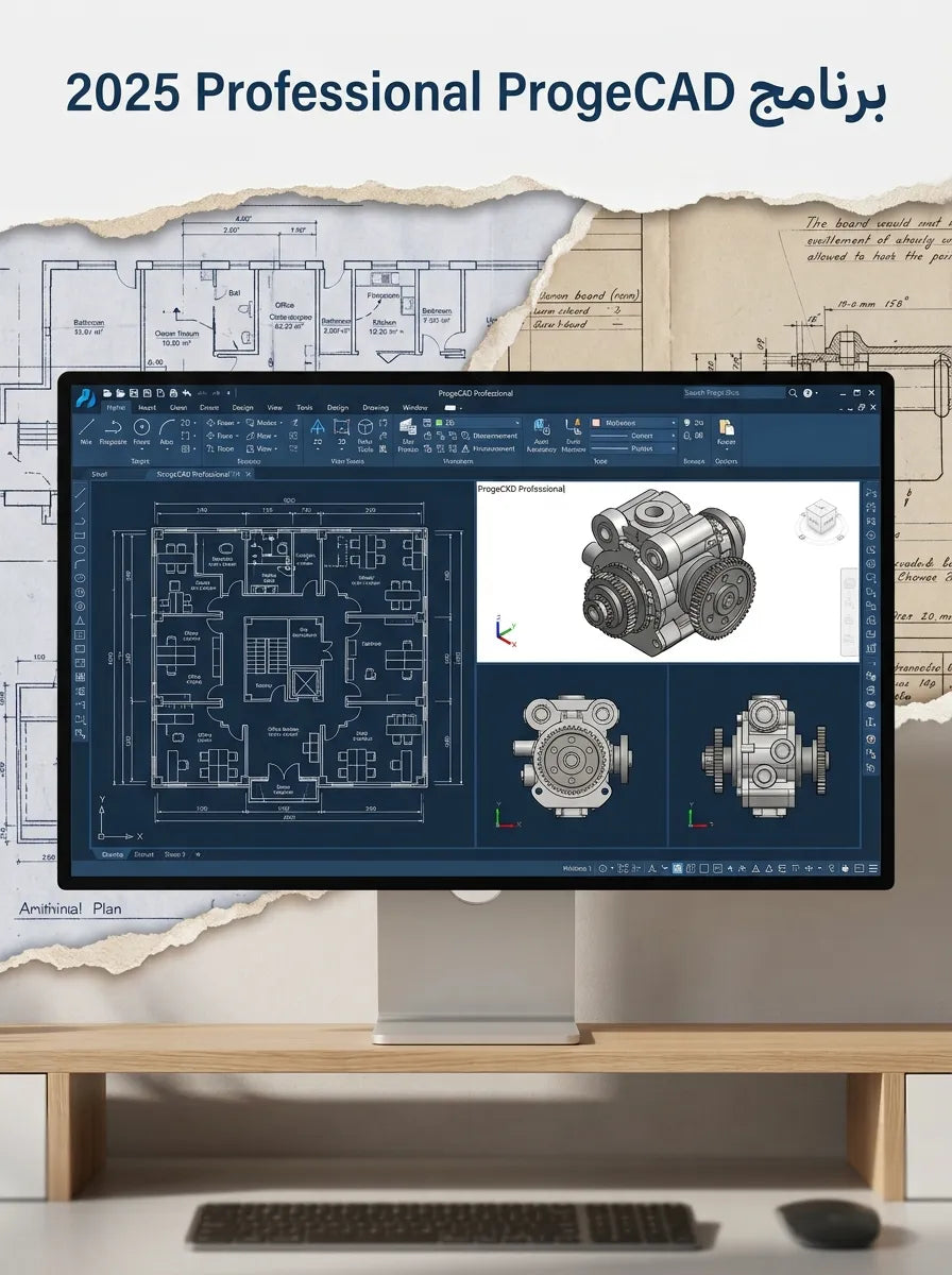 2025 Professional ProgeCAD برنامج (مفعّل بالكامل)