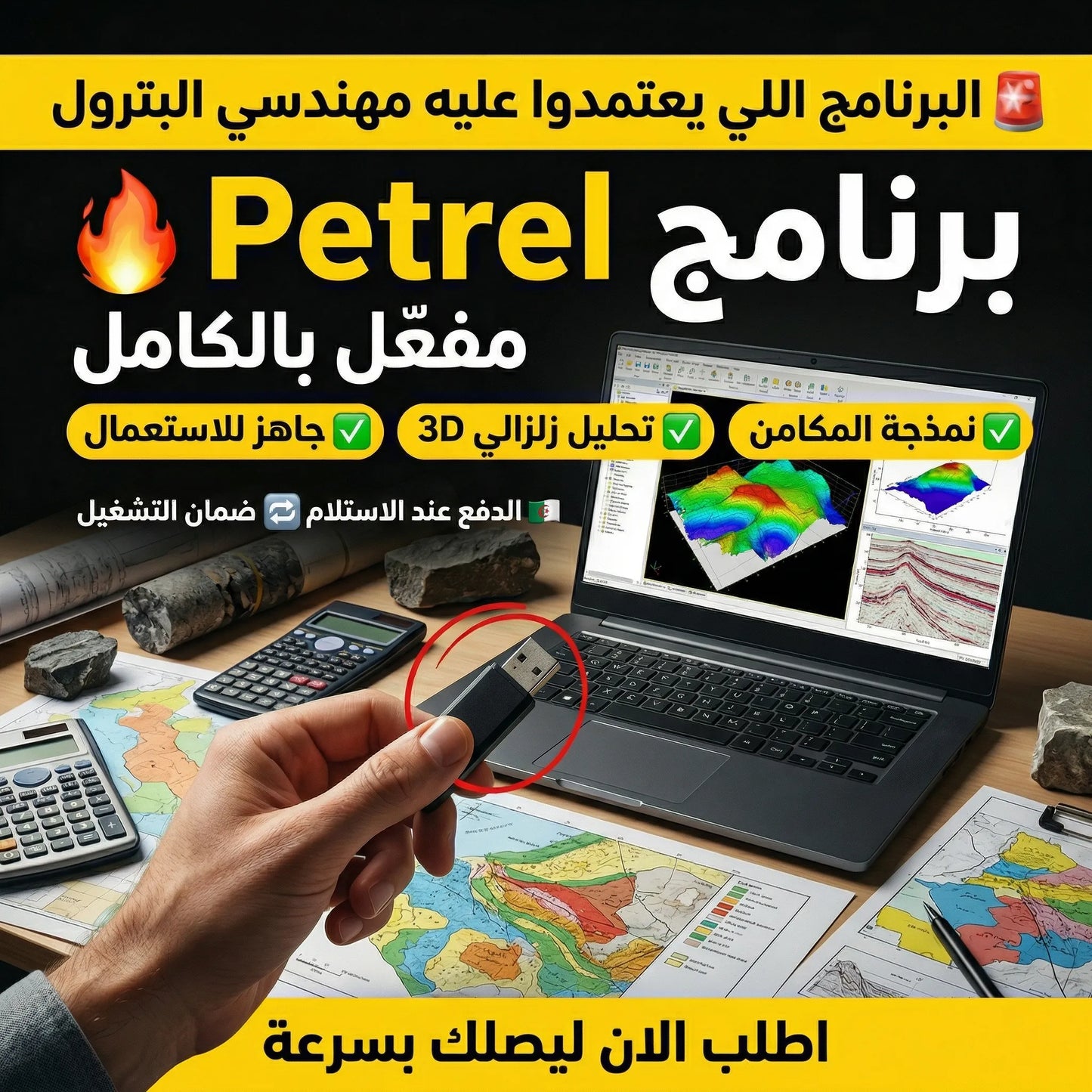 برنامج Petrel (مفعّل بالكامل)