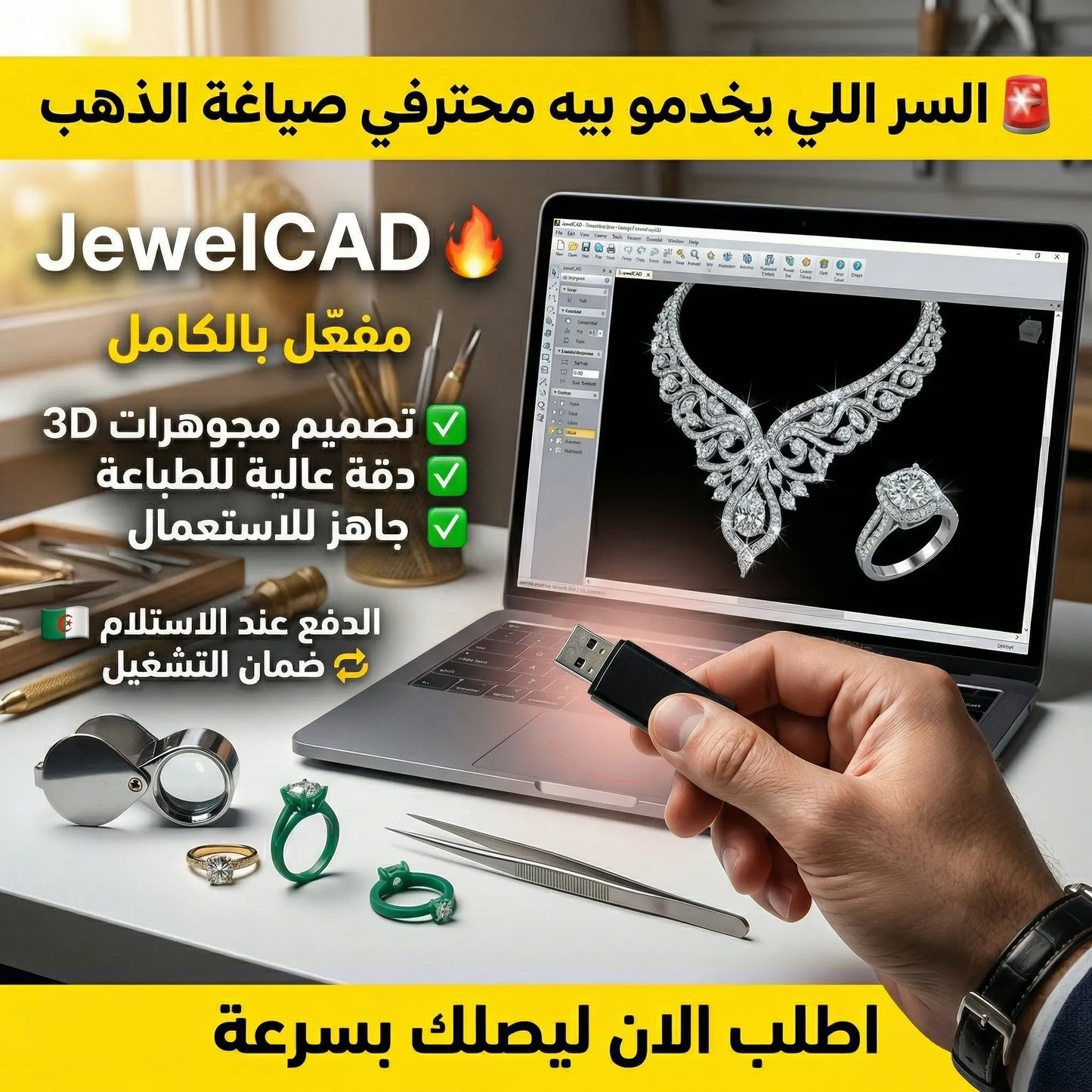 برنامج JewelCAD (مفعّل بالكامل)