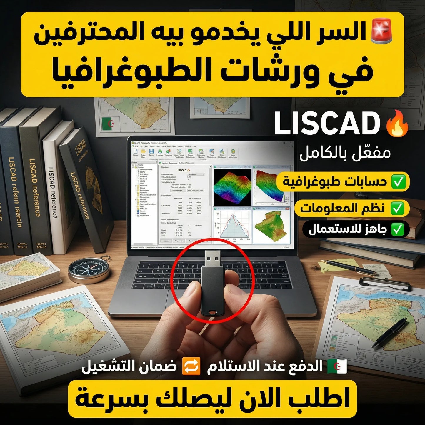 برنامج LISCAD (مفعّل بالكامل)