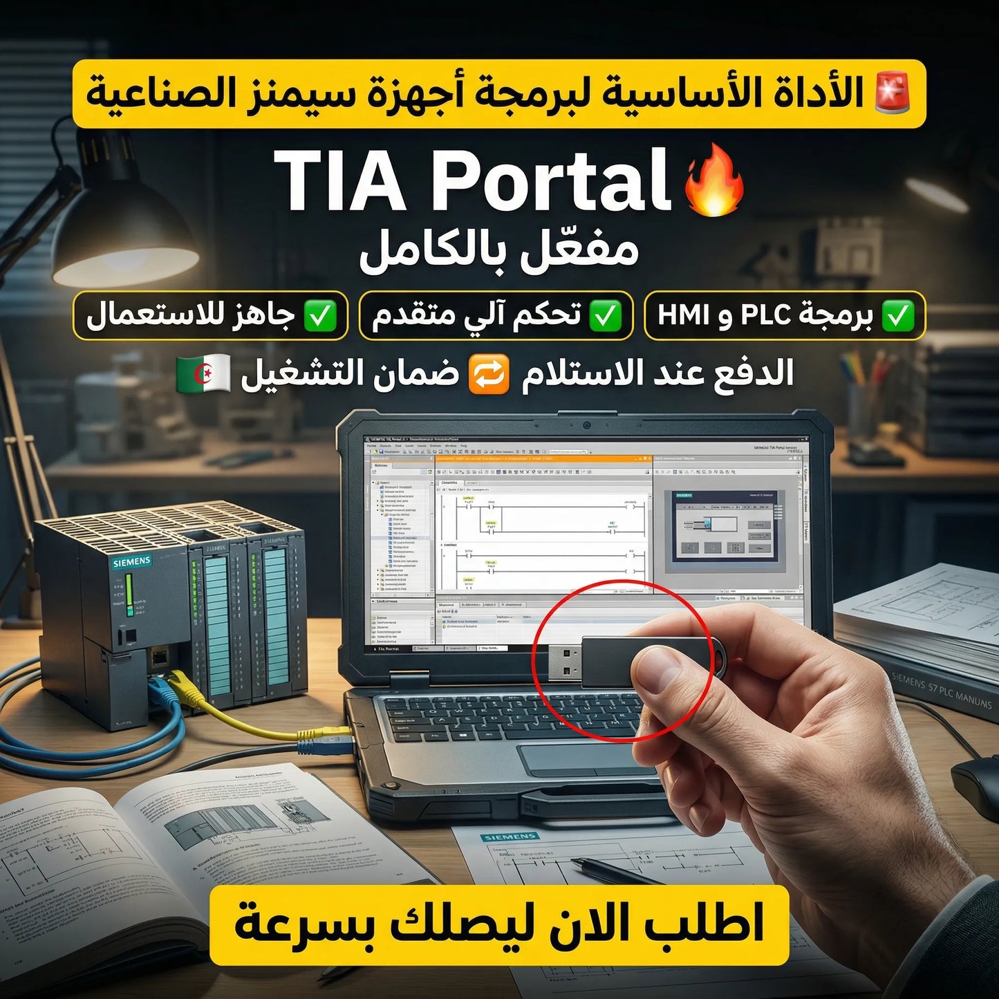 برنامج TIA Portal (مفعّل بالكامل)