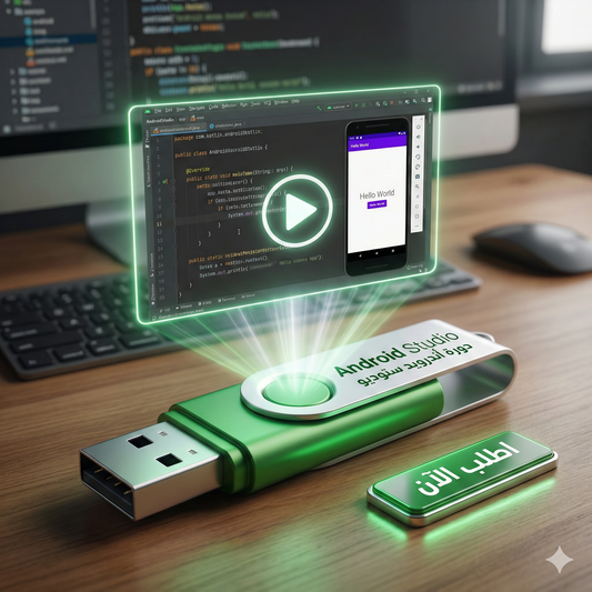 فلاشة تعلم Android Studio