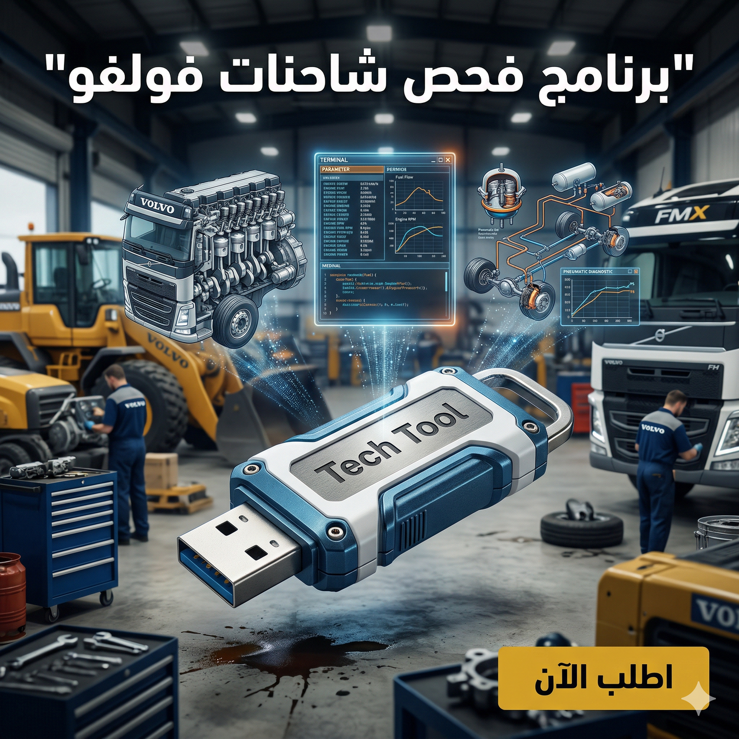 برنامج Volvo Premium Tech Tool (مفعّل بالكامل)