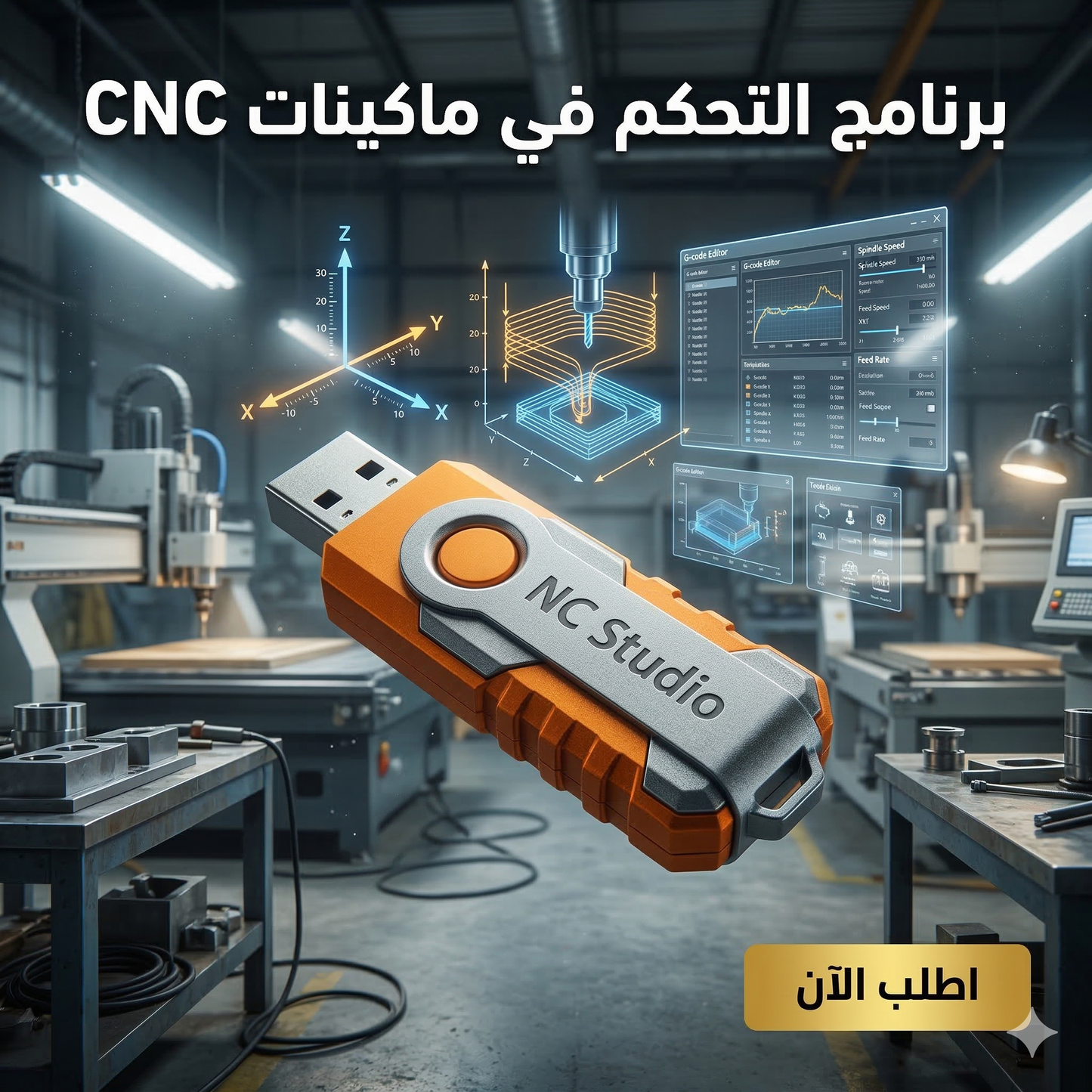 برنامج NC Studio (مفعّل بالكامل)
