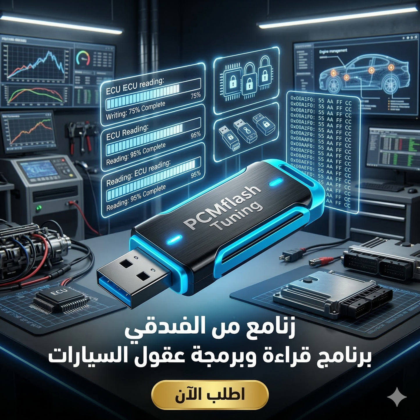 برنامج PCMflash Tuning (مفعّل بالكامل)