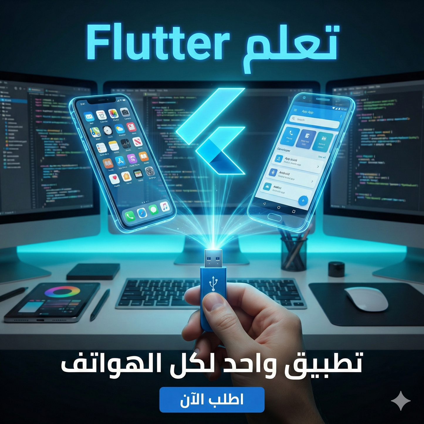 فلاشة تعلم Flutter
