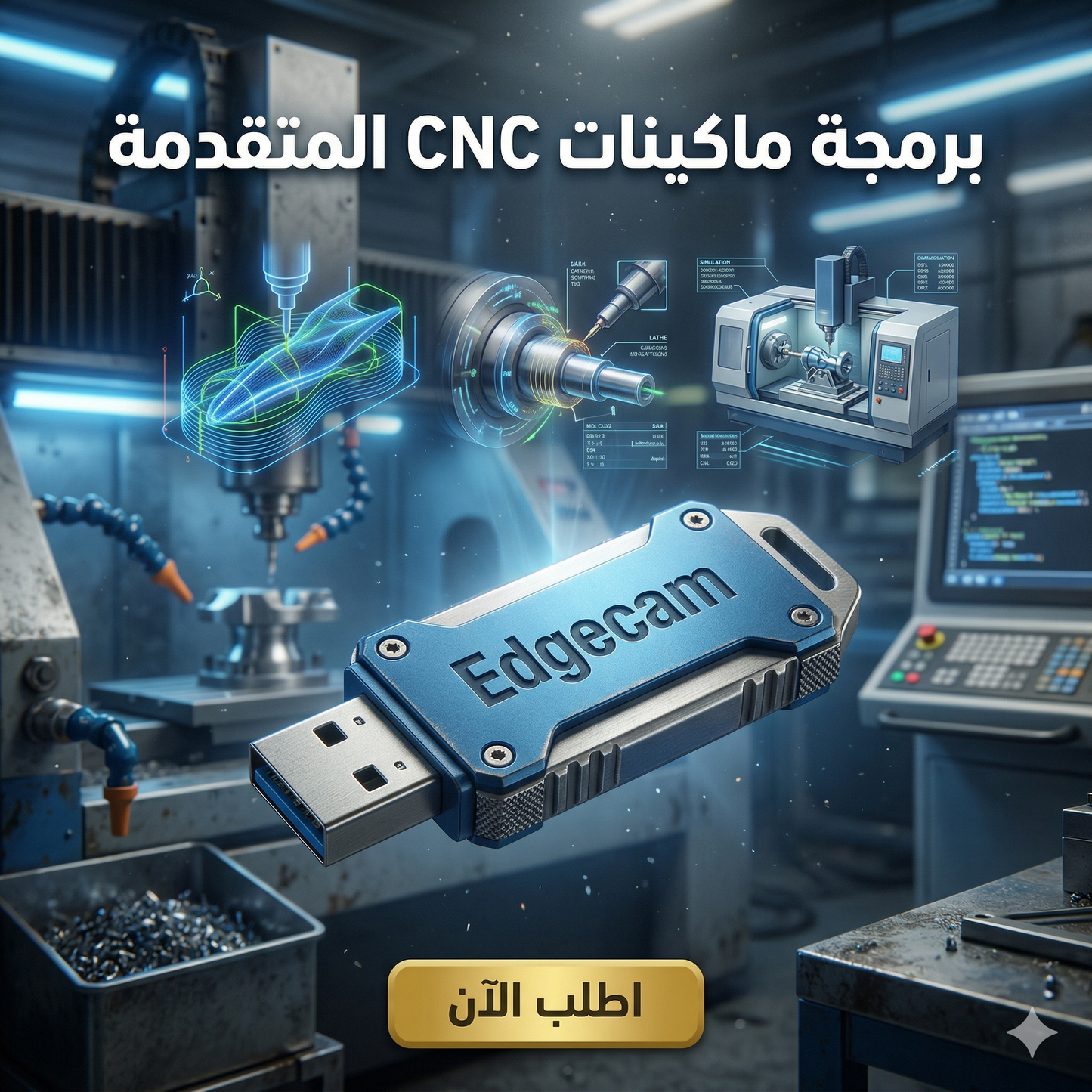 برنامج Edgecam (مفعّل بالكامل)