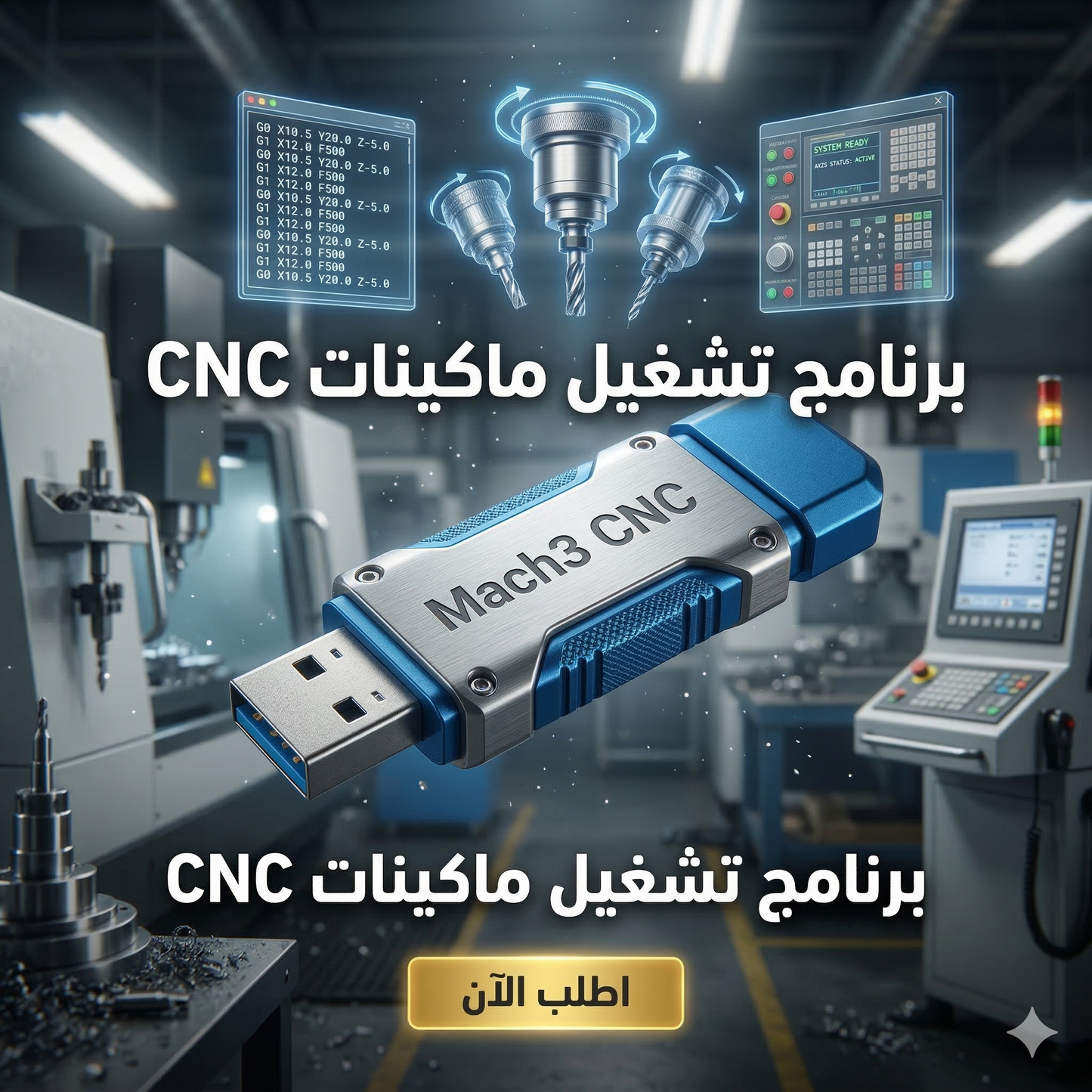 برنامج Mach3 CNC (مفعّل بالكامل)