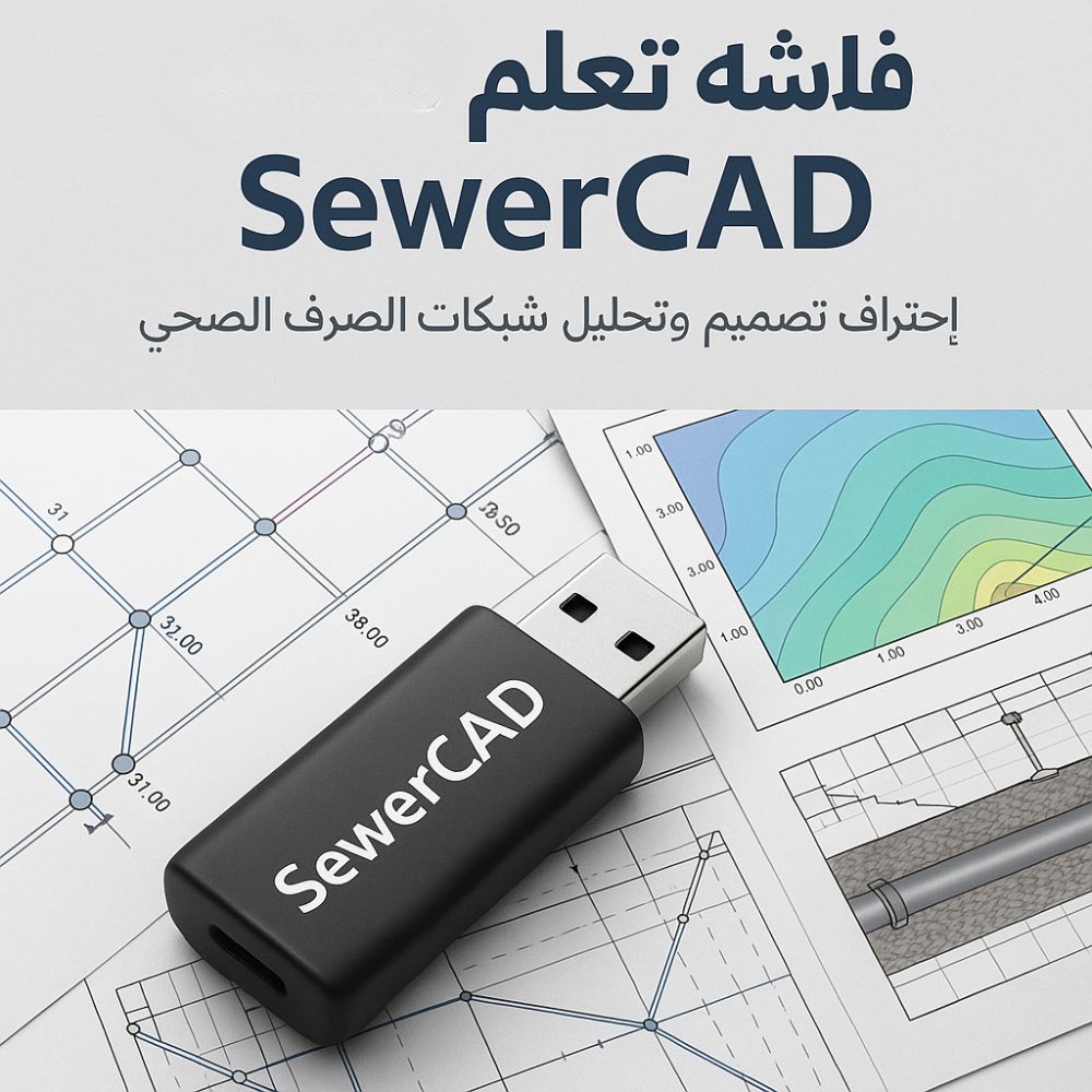 فلاشة تعلم SewerCad (الأكثر طلبا)