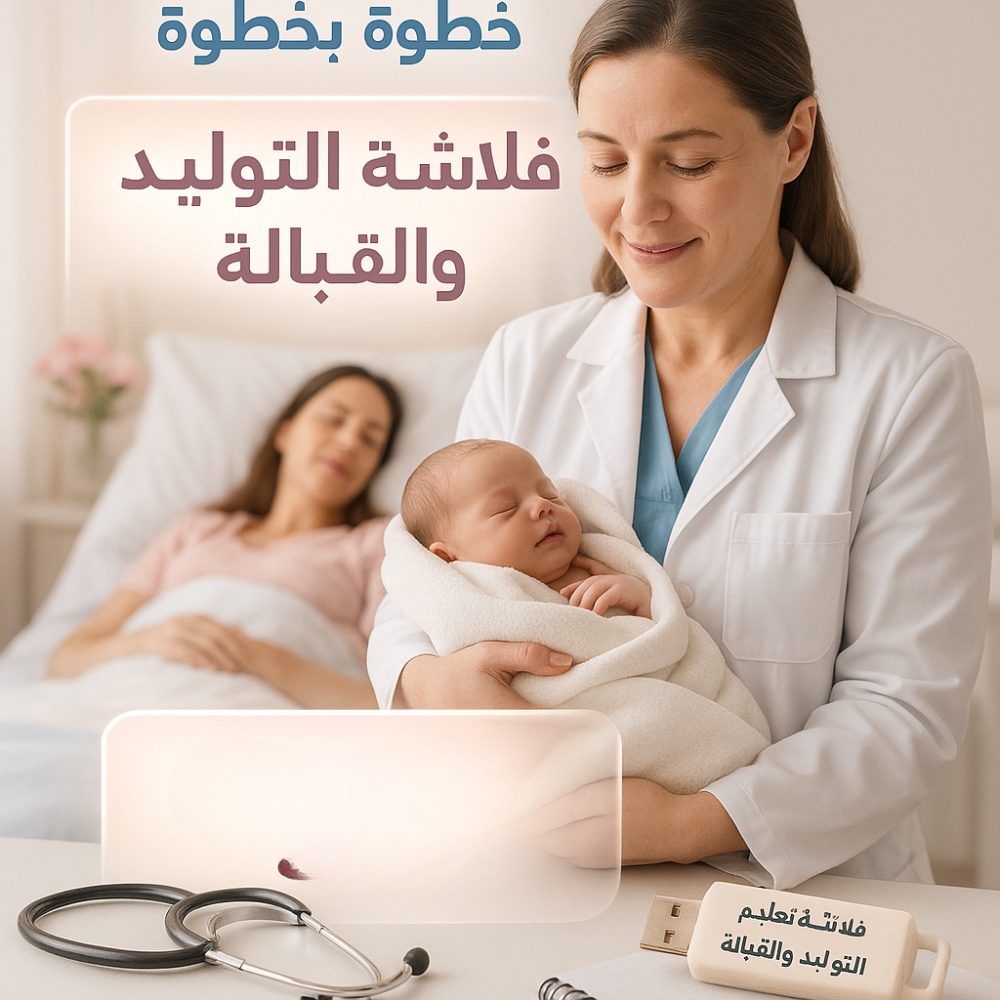 فلاشة تعلم توليد وقبالة (الأكثر طلبا)
