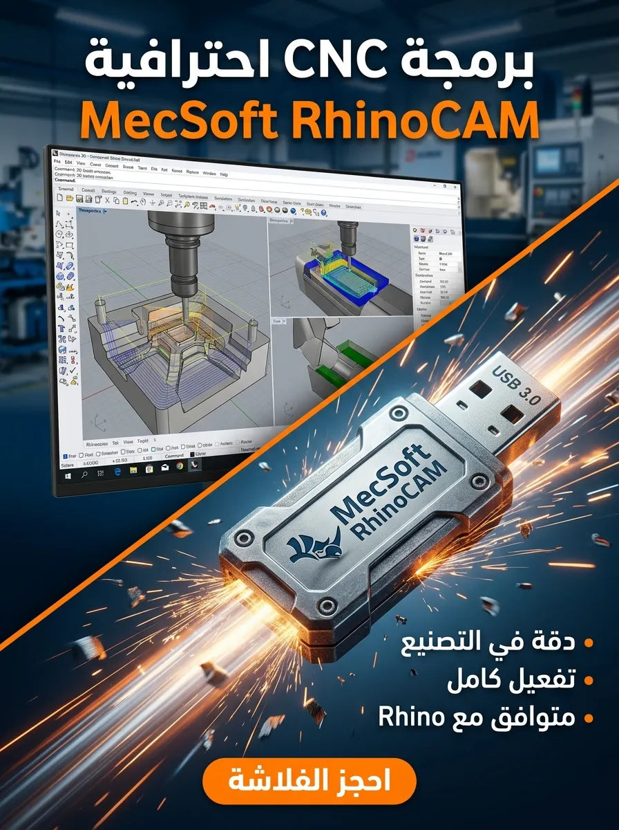 MecSoft RhinoCAM برنامج (مفعّل بالكامل)