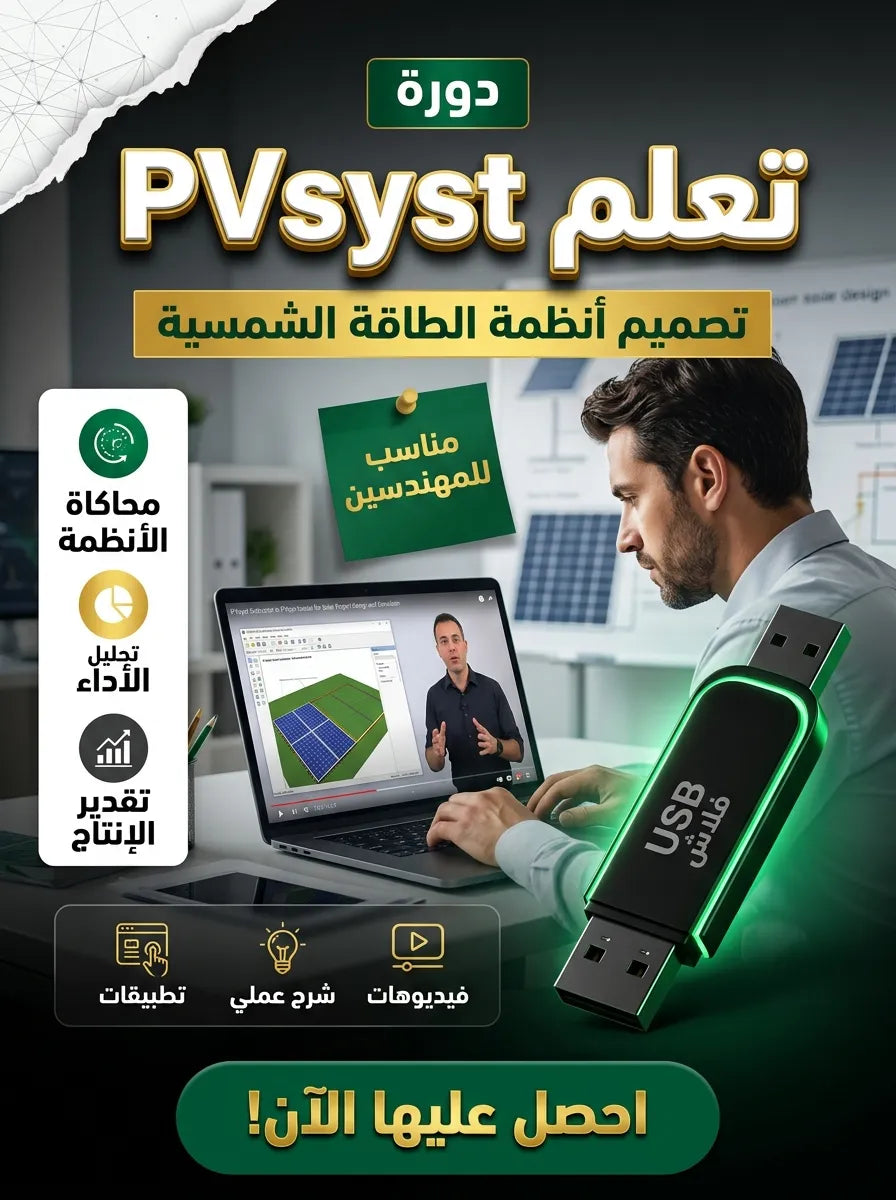فلاشة تعلم PVsyst