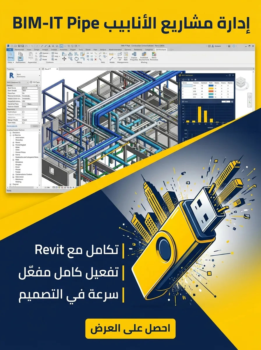 BIM-IT Pipe برنامج (مفعّل بالكامل)