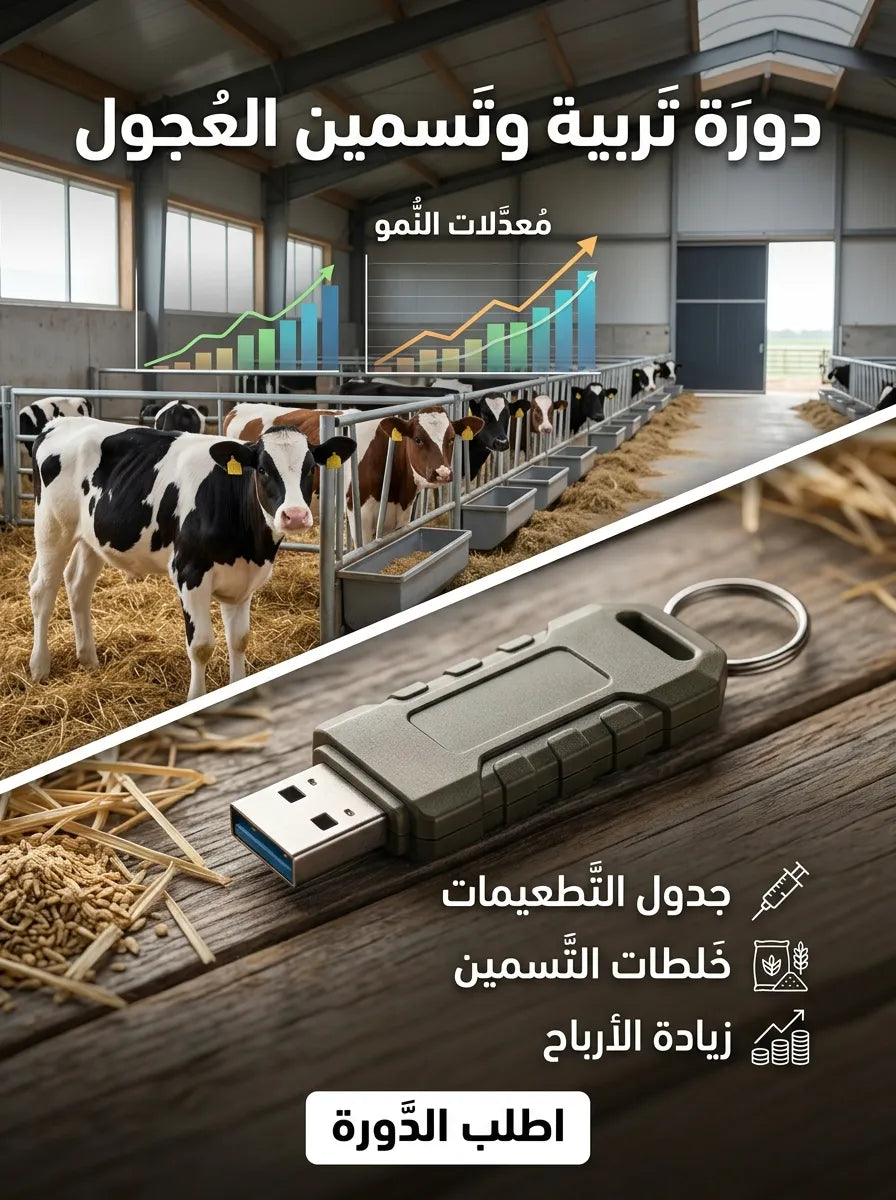دورة تربية وتسمين العجول