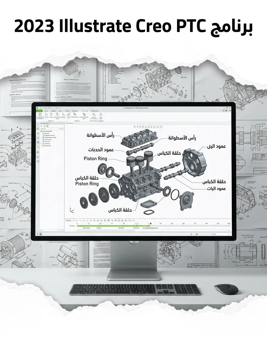 2023 lllustrate Creo PTC برنامج (مفعّل بالكامل)