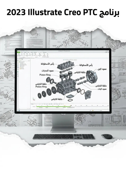 2023 lllustrate Creo PTC برنامج (مفعّل بالكامل)